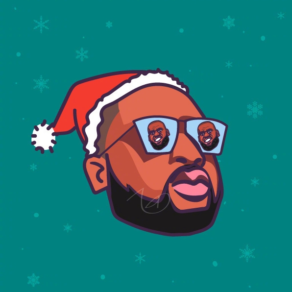 NBA众星圣诞头像大礼包