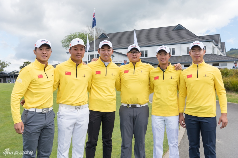 亚太业余赛中国六小将全家福