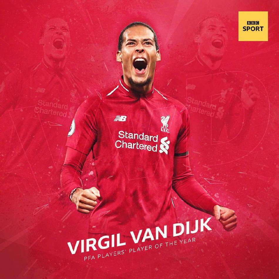 在安菲尔德球场，范戴克振臂高呼，引领着现场球迷的山呼海啸，他是这支红军当之无愧的后防领袖