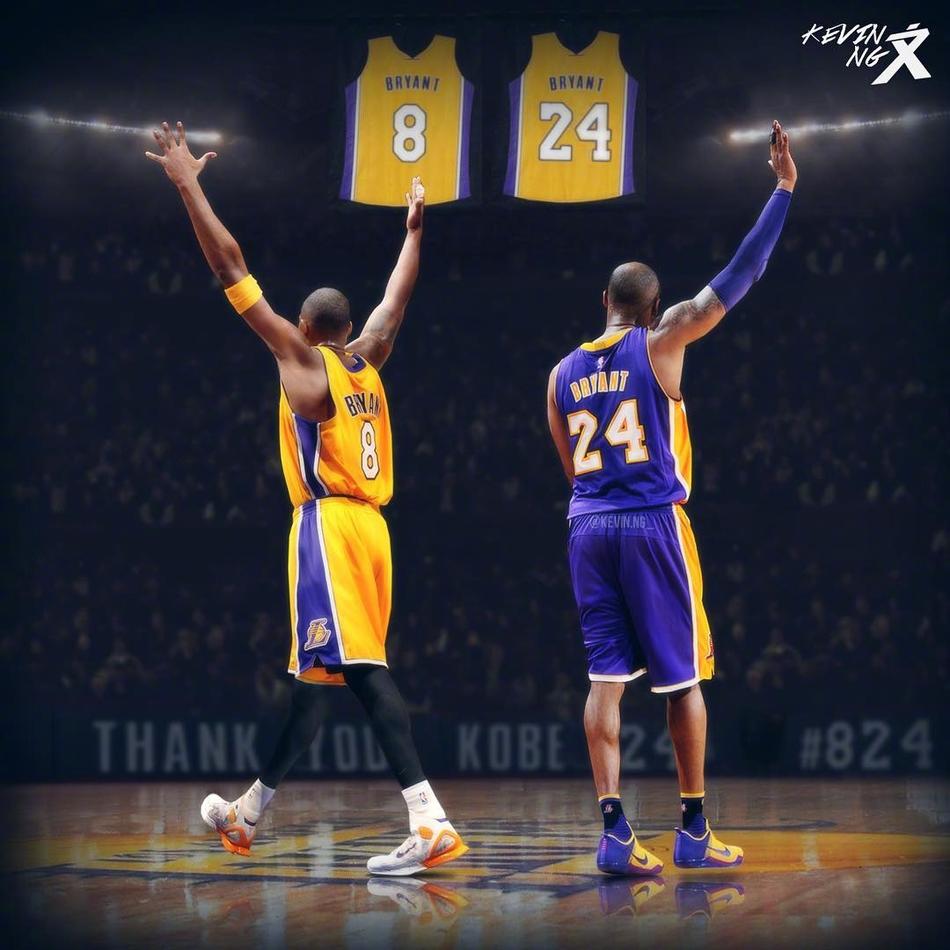 科比的球衣退役了吗图片