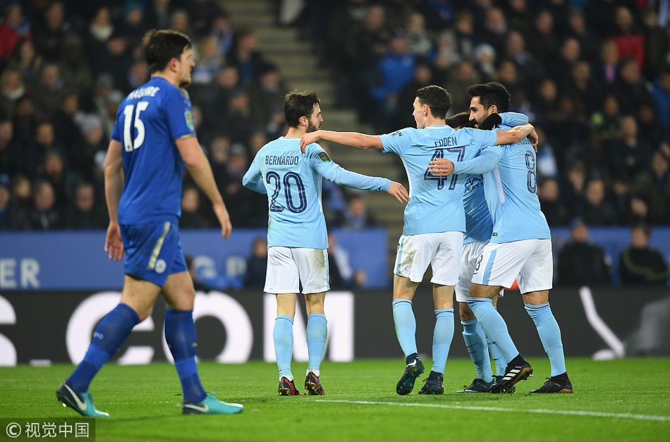 曼城庆祝进球