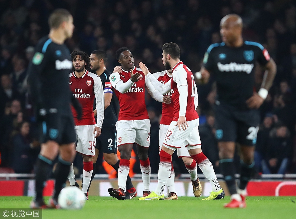 阿森纳庆祝破门