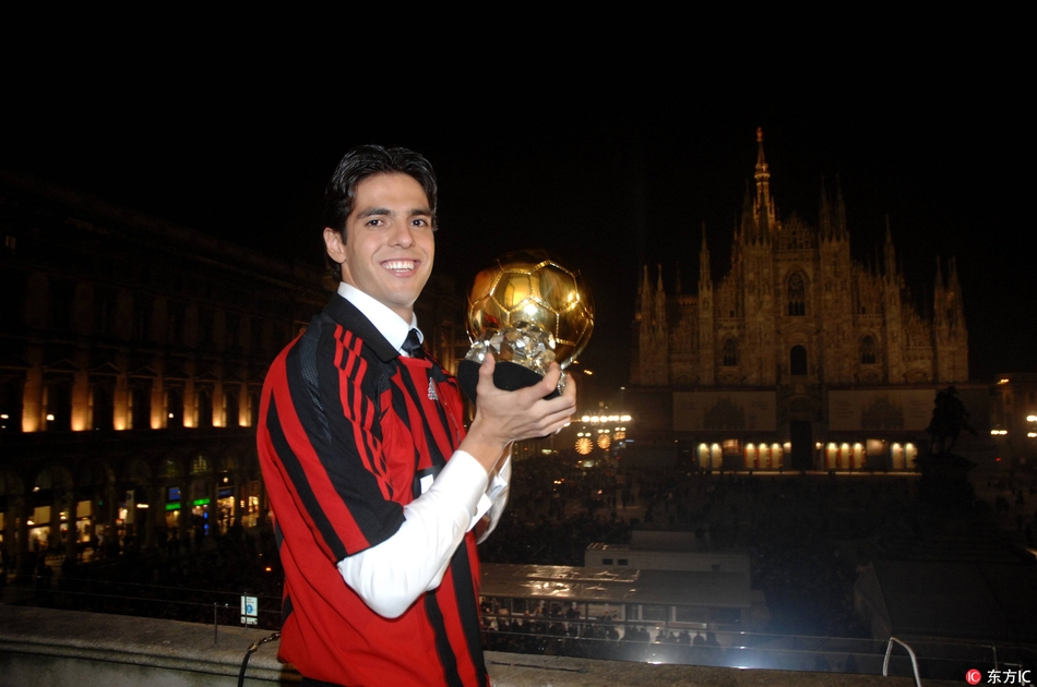 卡卡获得2007年金球奖