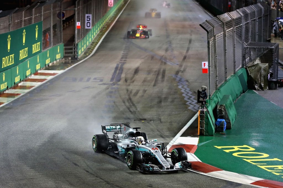 2017f1新加坡站正赛图片