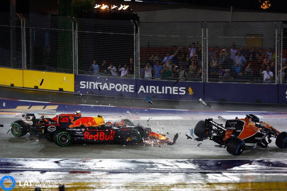 2017f1新加坡站正赛图片