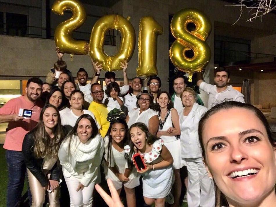 巴萨球星迎新年