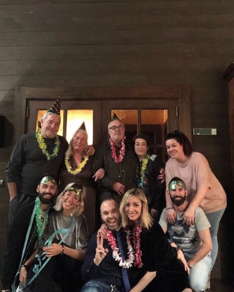 巴萨球星迎新年