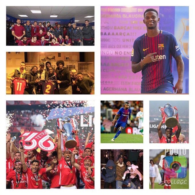 巴萨球星迎新年