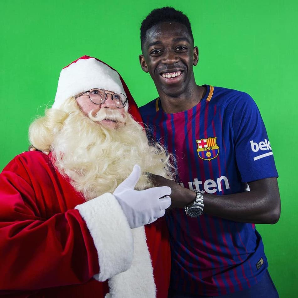 圣诞快乐！巴萨球星送祝福