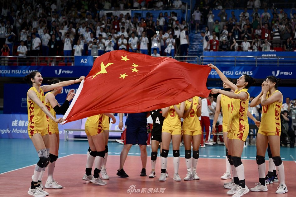 [大运会女排]中国女排3-0日本女排