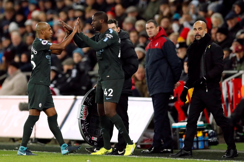 亚亚图雷替补出场