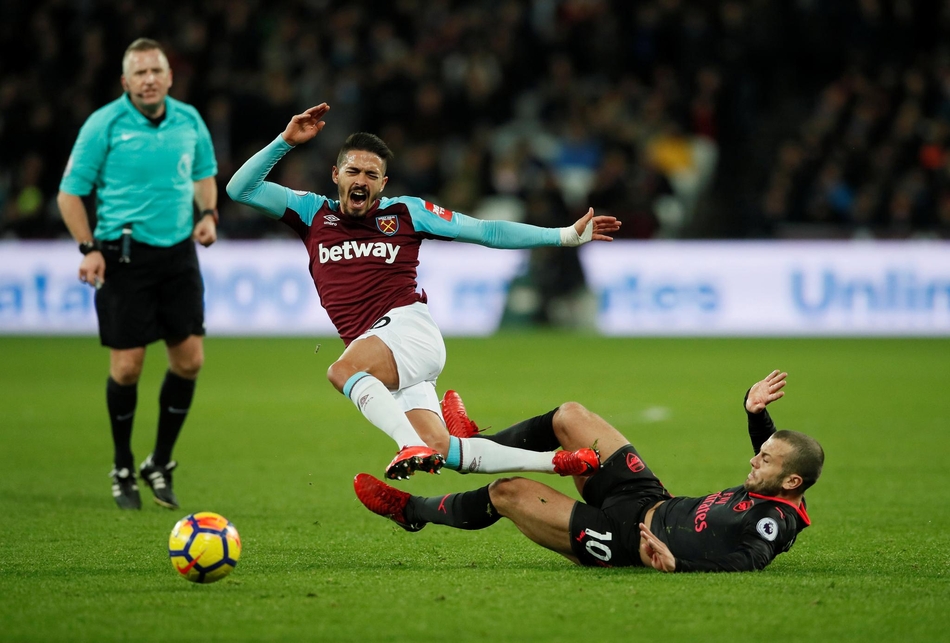 威尔希尔铲倒兰奇尼