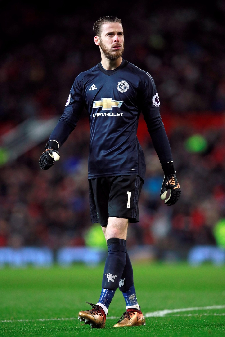 德赫亚在比赛中