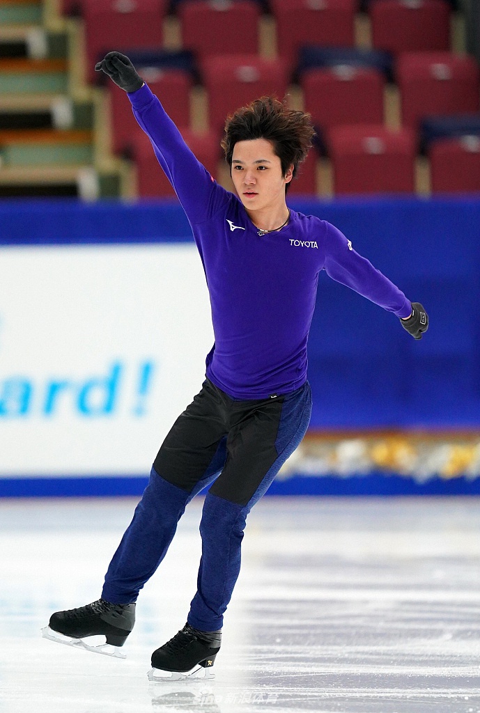 宇野昌磨备战花滑全日赛