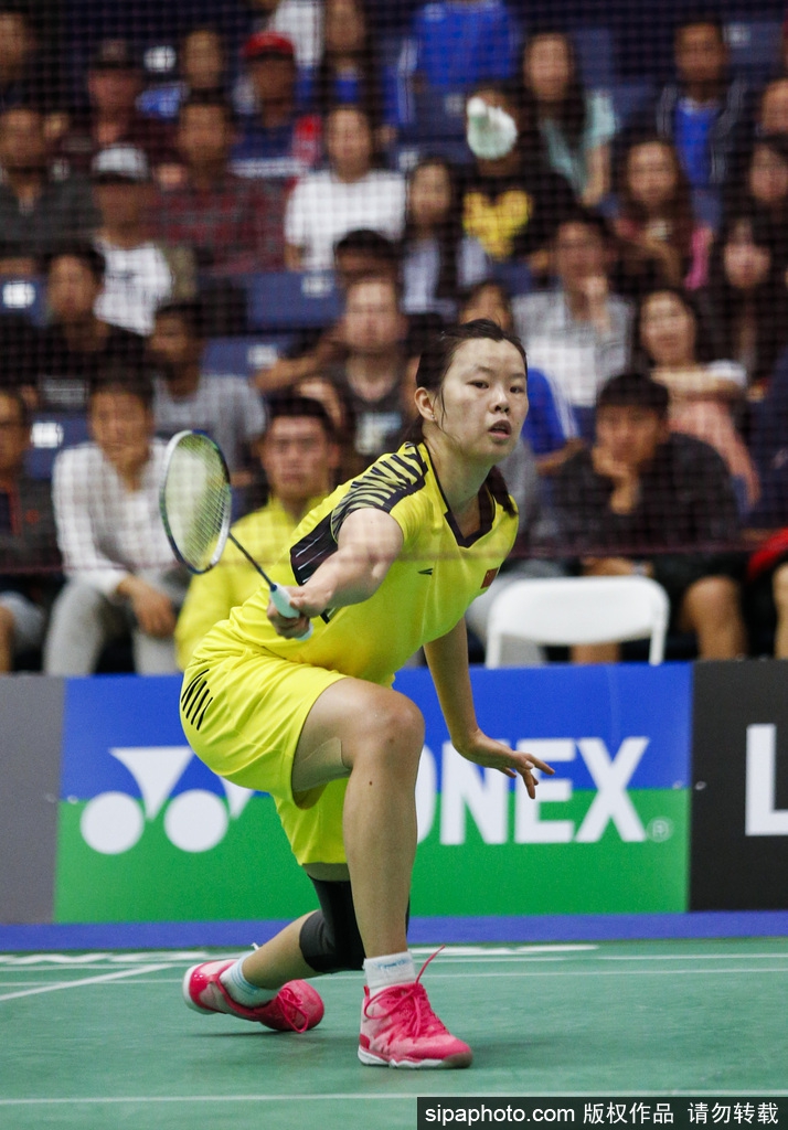 2018美国羽毛球公开赛女单1\/4决赛:李雪芮2-0