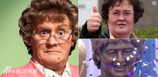 马拉多纳雕像被玩坏了