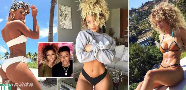 曼联大将绯闻女友火辣私房照