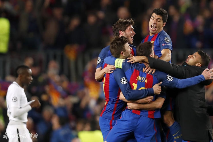 最佳逆转：巴萨6-1巴黎