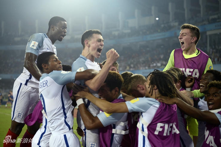 年度最佳表现奖：英格兰U17