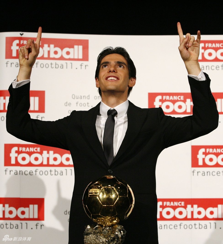 卡卡获得2007年金球奖