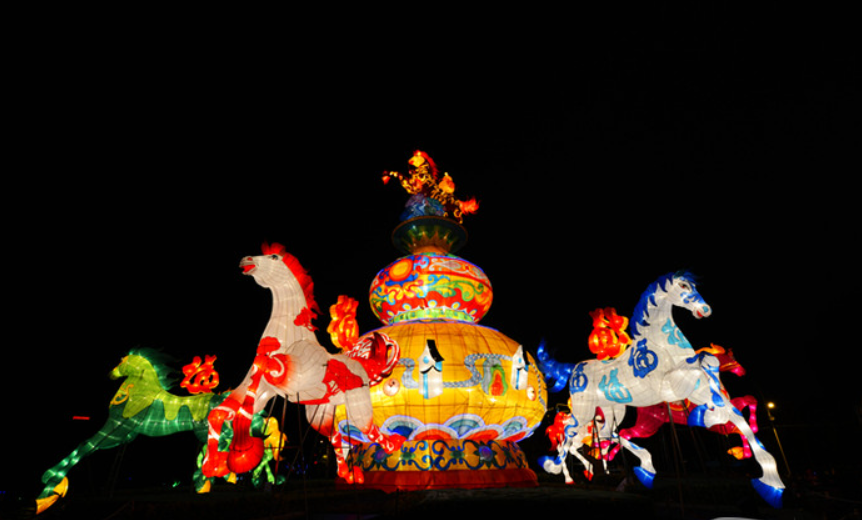 百万骑兵,灯彩佳话,元宵快乐!
