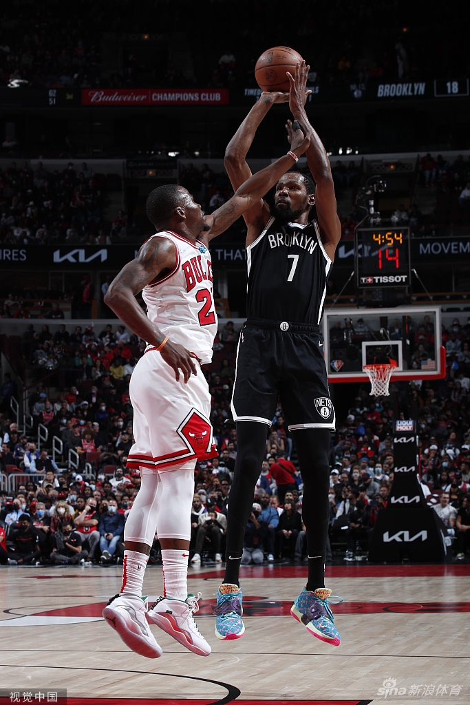 nba篮网95118公牛杜兰特空砍38分