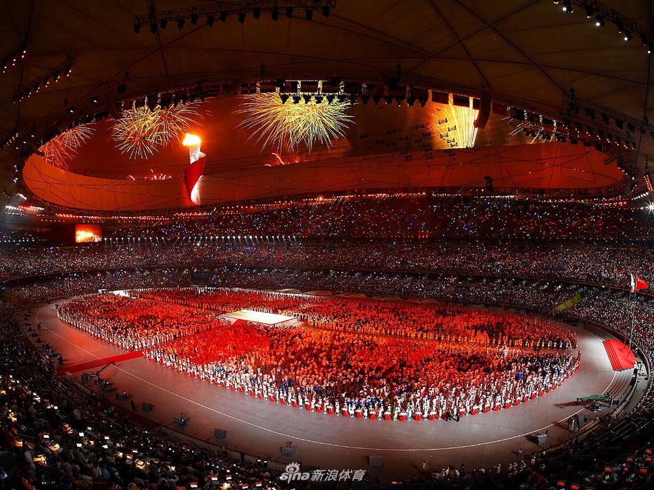 北京奥运会九周年之点燃火炬台