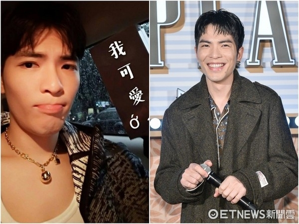 在場邊休息的蕭敬騰，身上穿著簡單的黑色T恤，手裡拿著水瓶。他額頭上的汗水在燈光下閃閃發亮，臉上掛著滿足而疲憊的笑容，這是最真實、最纯粹的快樂寫照。