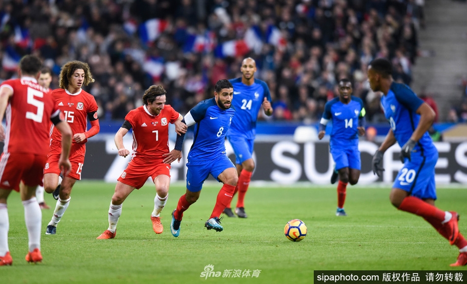 国际足球友谊赛法国2-0胜威尔士