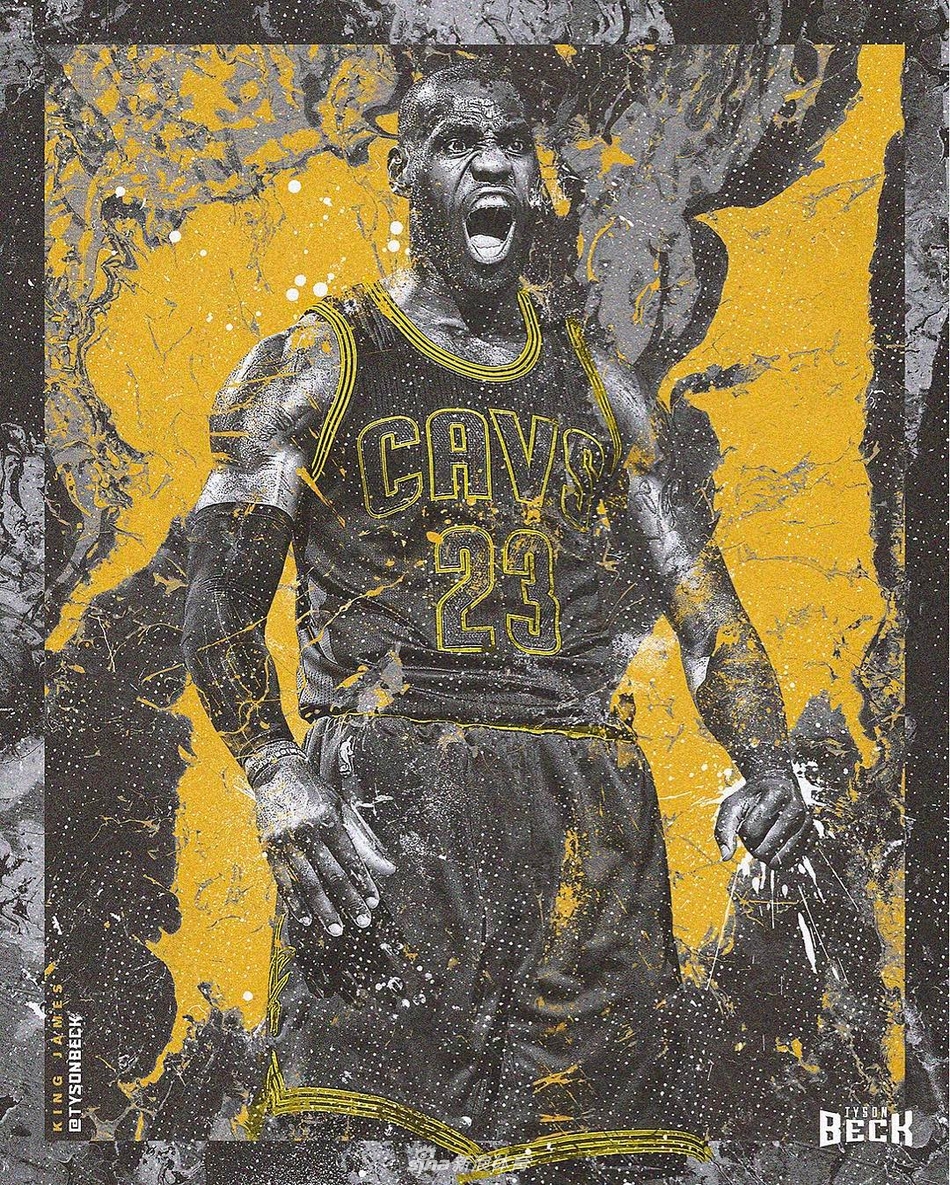 nba球星海报詹皇库里领衔(13张)图集.