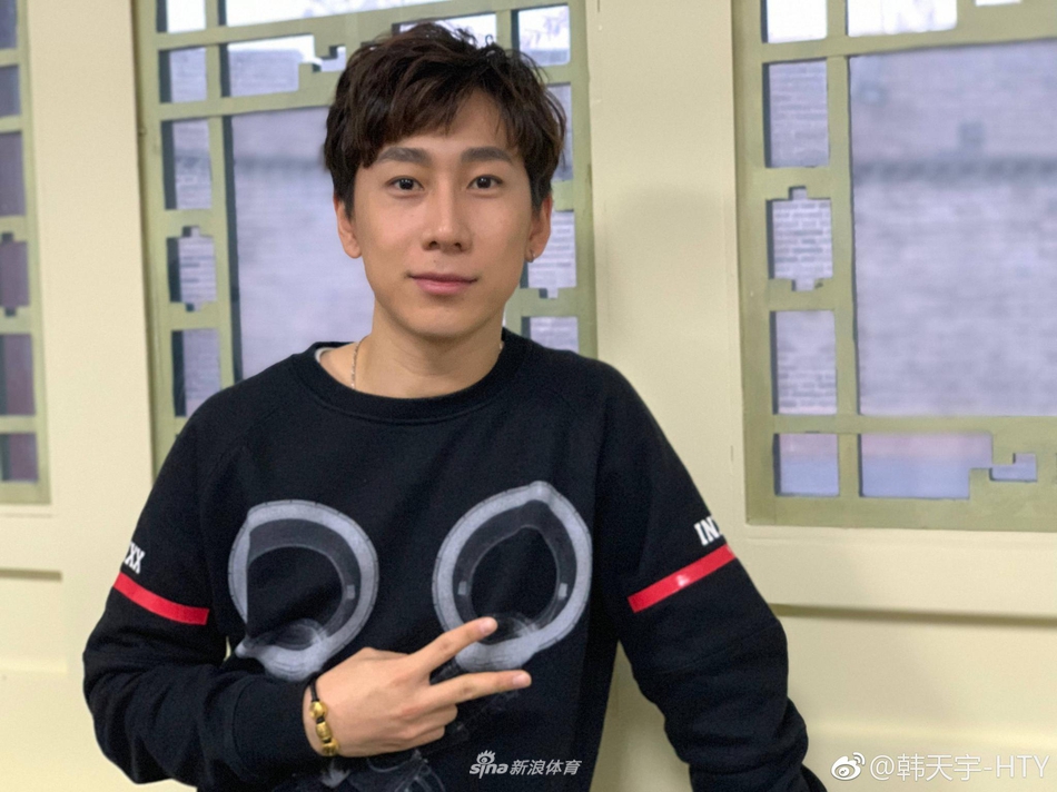 韩天宇晒训练照:每天都要全力以赴