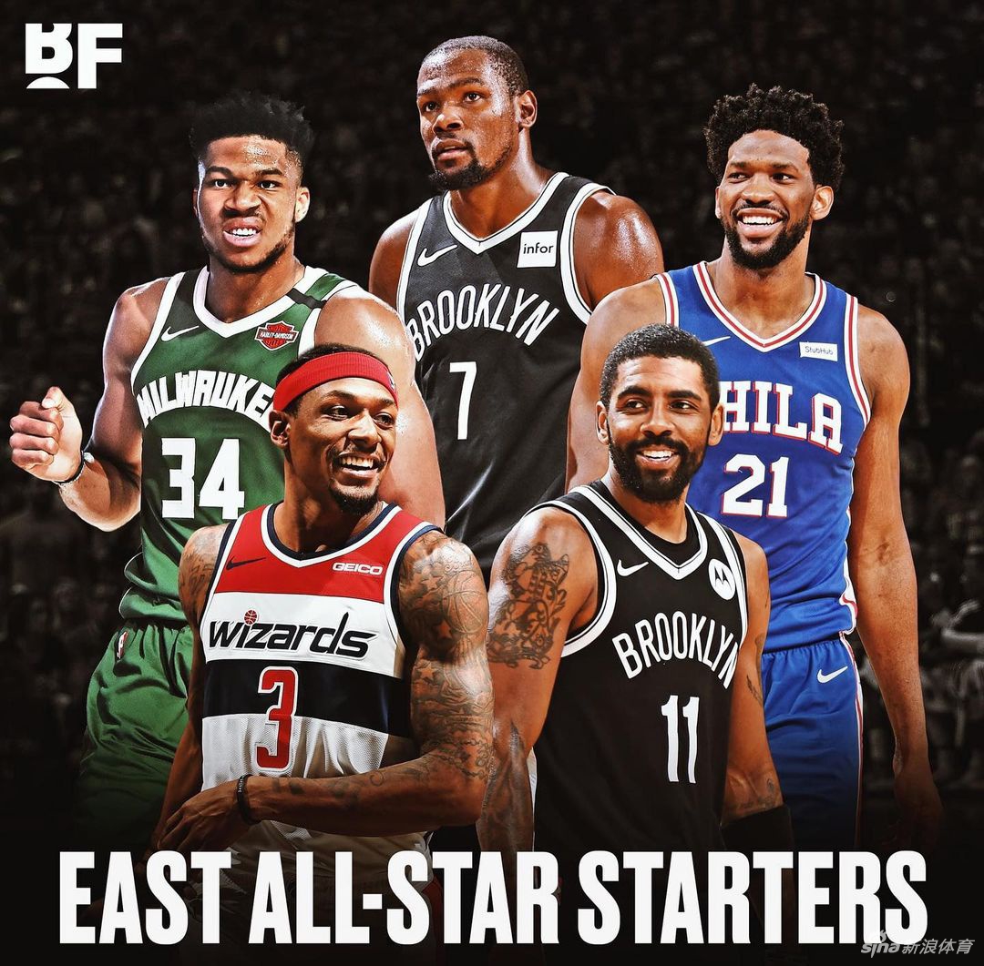 nba公布2021年全明星首发阵容 詹姆斯杜兰特领衔