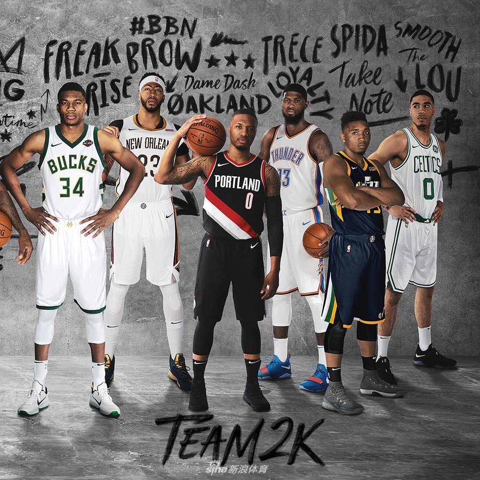 詹皇引领nba游戏封面人物 谁是2019大赢家_高清图集