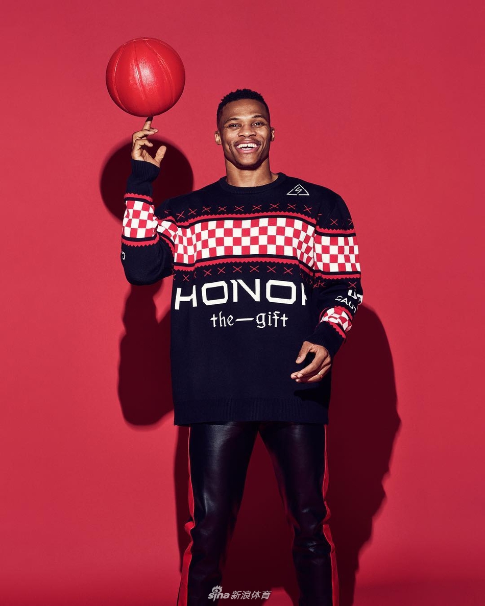 威少为ESPN拍摄圣诞时尚写真