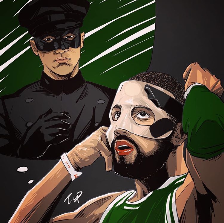 NBA球星漫画像 科比麦蒂抢镜