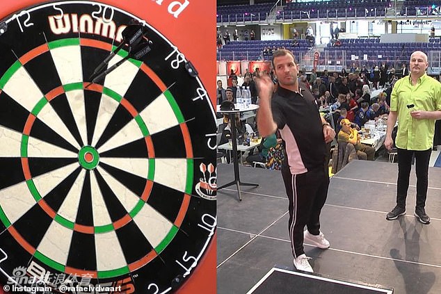 比赛现场记分牌上出现戏剧性错误，显示范德法特的丹麦对手暂时领先，但实际比分恰好相反