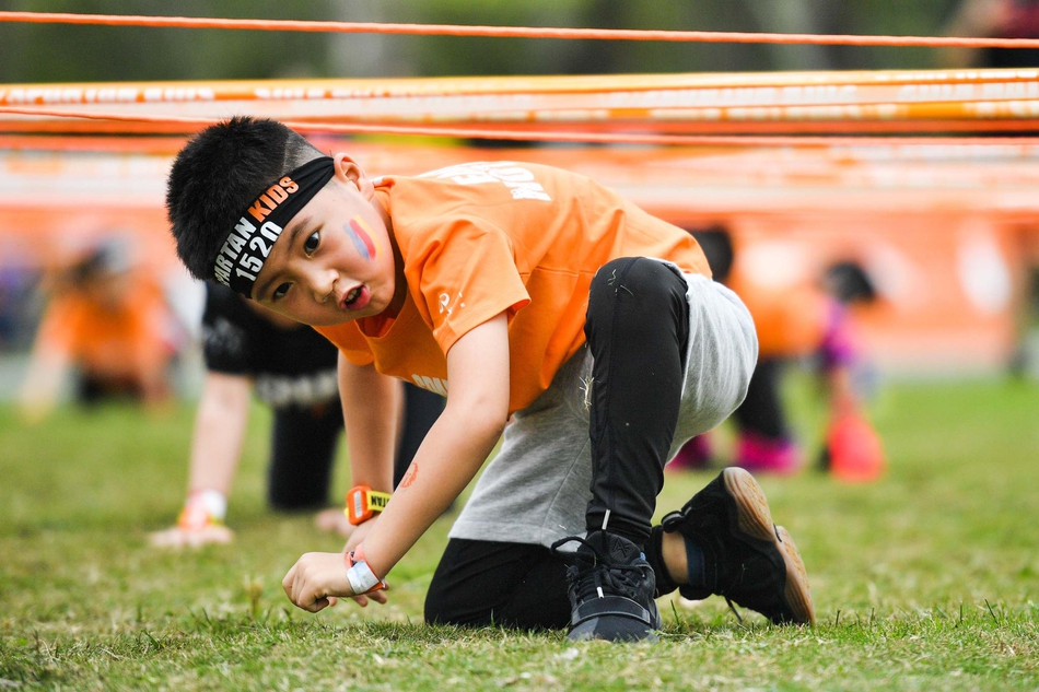 斯巴达勇士儿童赛精彩瞬间