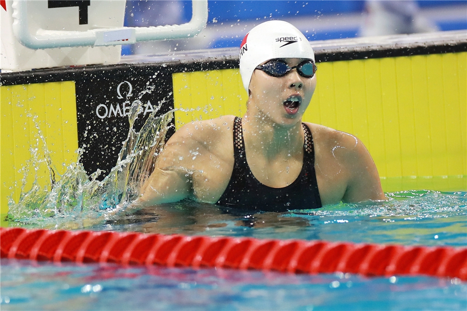 军运会200自杨浚瑄获得金牌