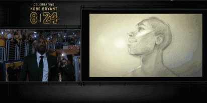 科比球衣退役仪式现场