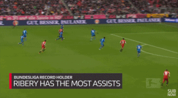 告别战中被换下场的里贝里与罗本，眼含热泪向安联球场所有球迷鼓掌致意，看台上拼出感谢的横幅，这一幕成为拜仁球迷心中永恒的经典。