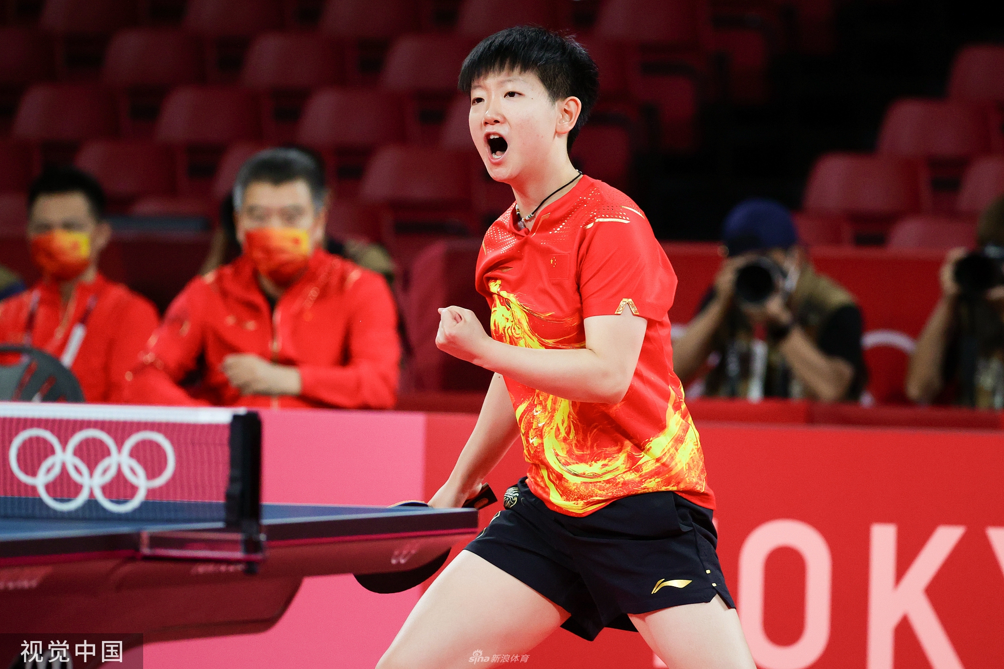 乒乓球女单半决赛:孙颖莎4-0横扫伊藤美诚_高清图集