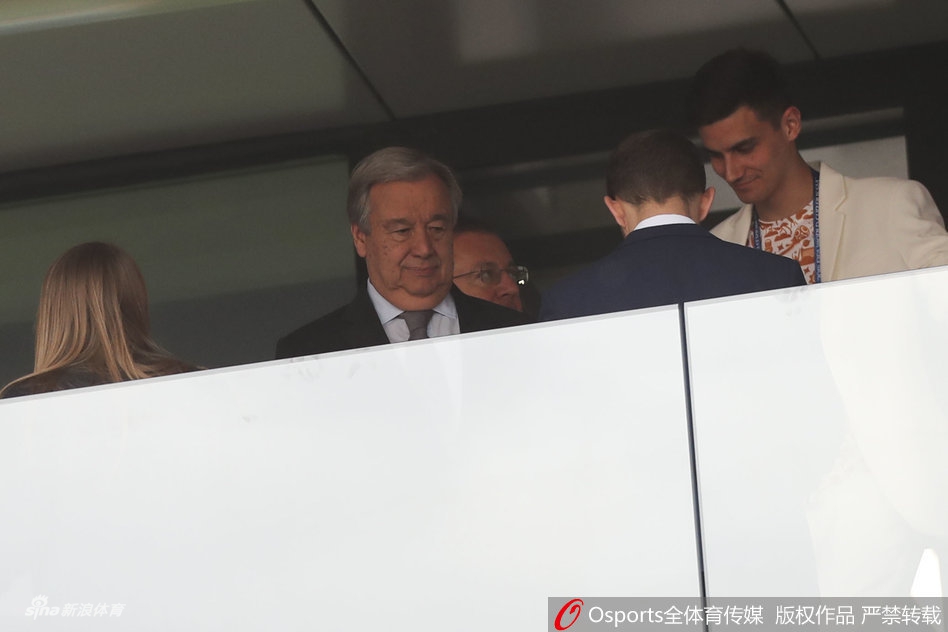 联合国秘书长观战世界杯