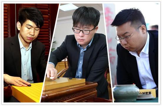 范廷钰、江维杰、周睿羊(从左至右,资料图)。新华社发