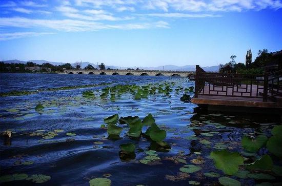 北京永定河晓月湖