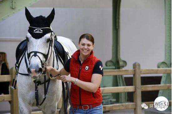 Kay Neatham與非常著名的青馬:Cornado NRW 圖:Jenny Abrahamsson