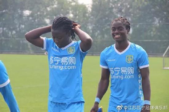 塔比莎和阿多,苏宁女足的两朵“黑玫瑰”!