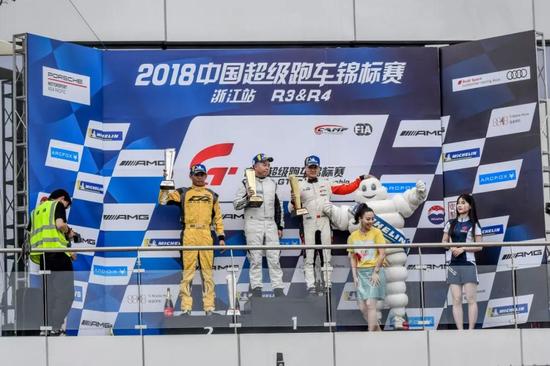 2018 China GT中国超级跑车锦标赛第三回合GT3组Am-Am车手颁奖