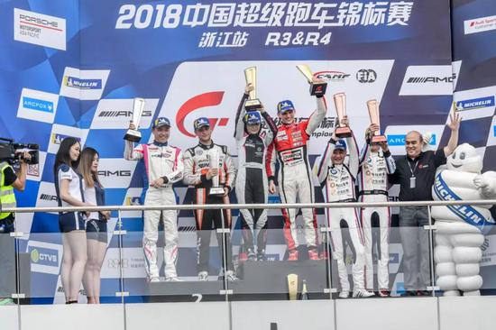 2018 China GT中国超级跑车锦标赛第三回合GT4组颁奖