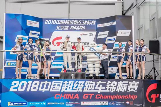 2018 China GT中国超级跑车锦标赛第六回合GTC组AM-AM车手颁奖