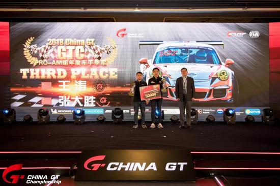 GTC组PRO-AM年度车手季军 R Racing 王涛/张大胜